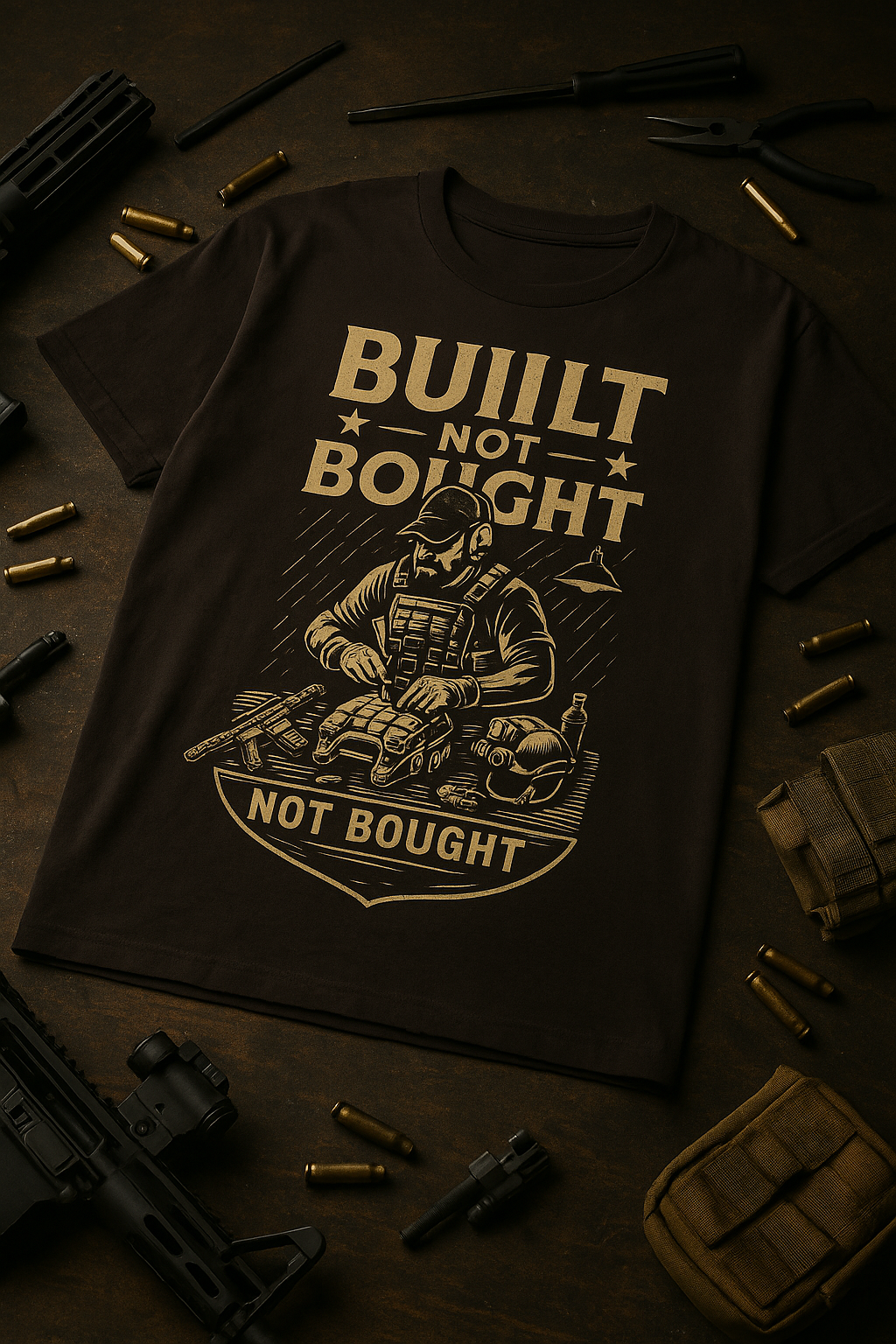 "Tactical Tee" - "Built not Bought"