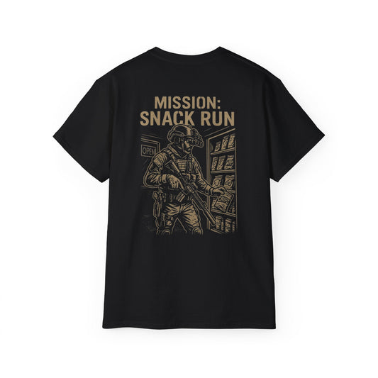 "Tactical Tee" - "Mission: Snack Run"