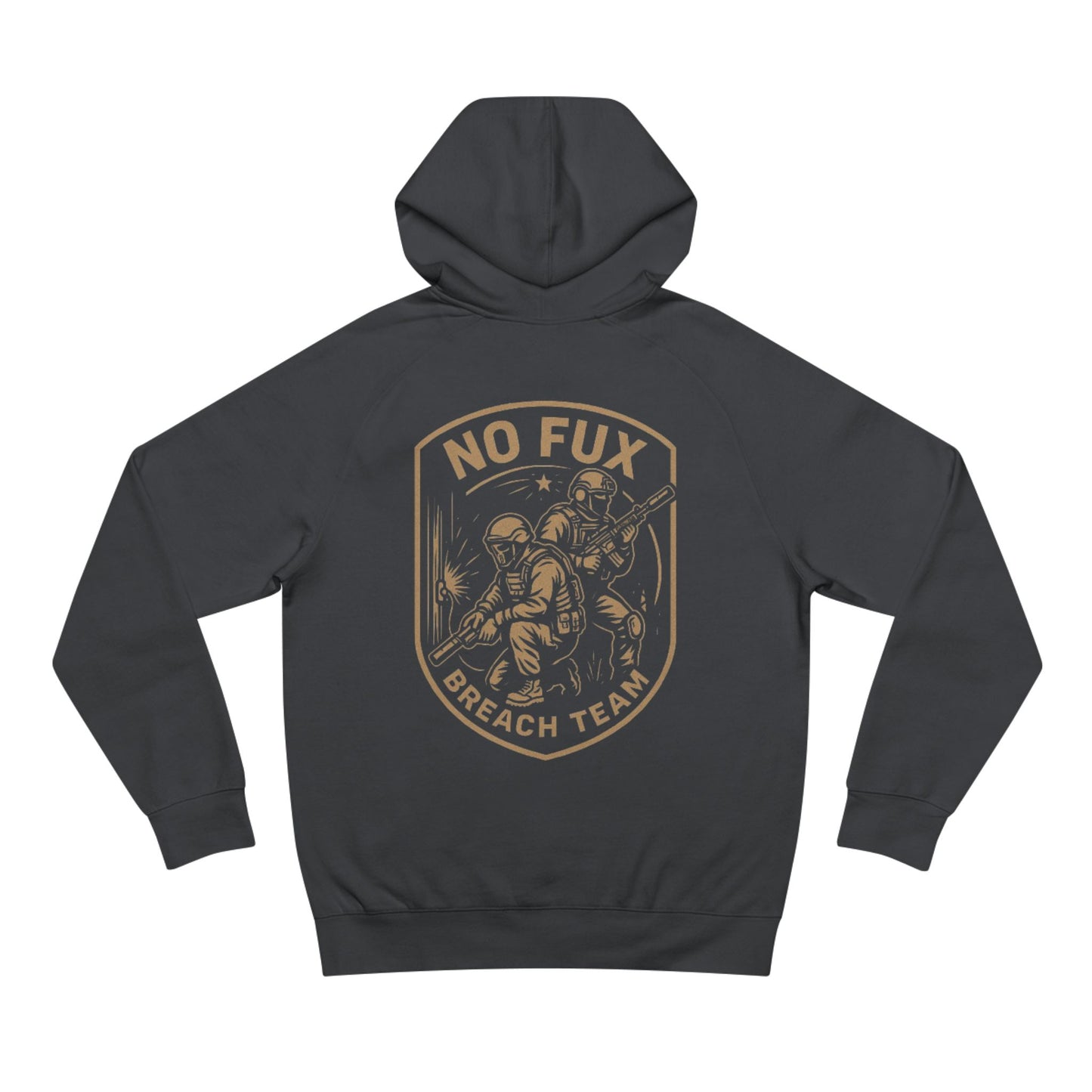 "No Fux Breach Team" - "Hoodie"