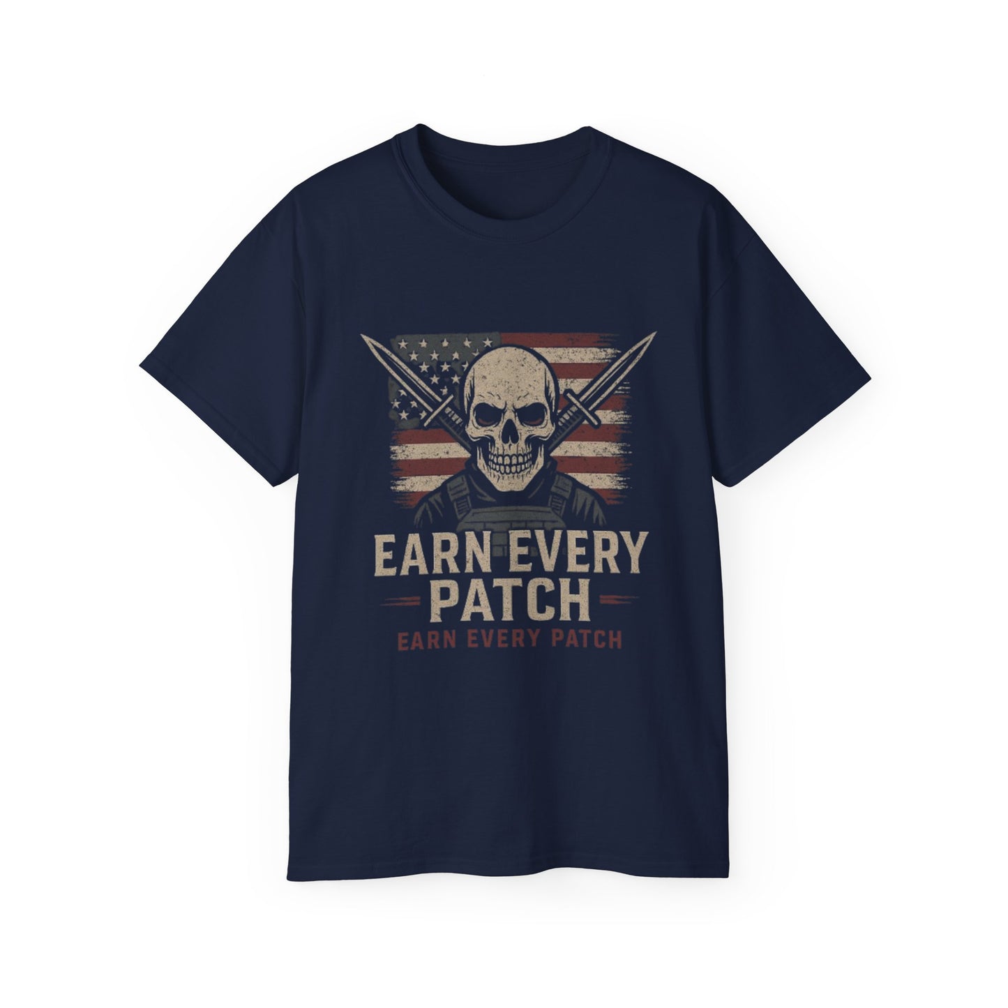 "Tactical Tee" - "Earn Every Patch"