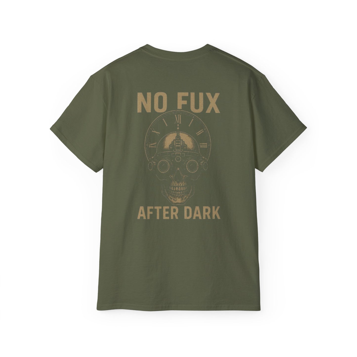 "Tactical Tee" - "No Fux After Dark"