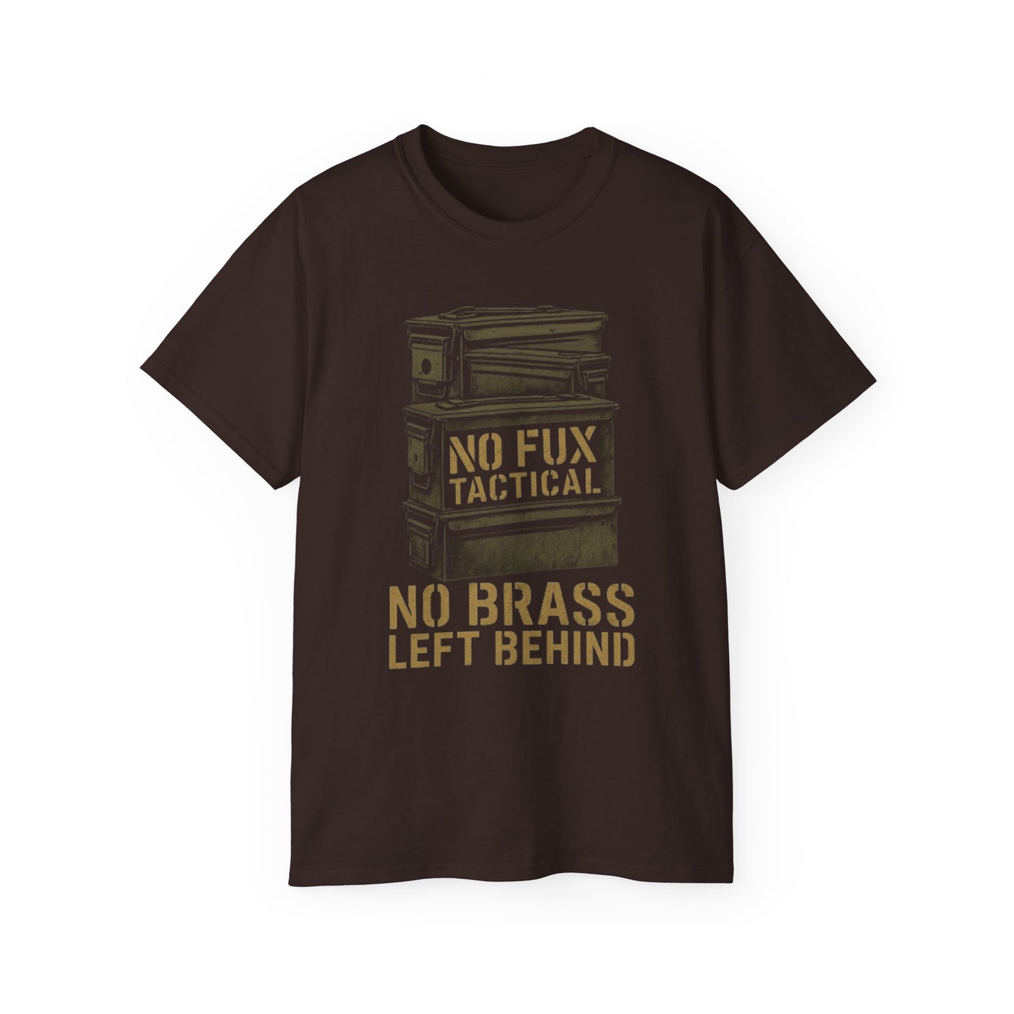 "Tactical Tee" - "No Brass Left Behind"
