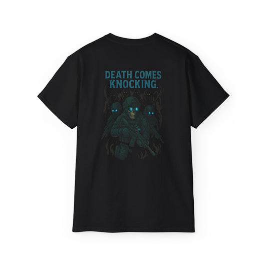 "Tactical Tee" - "Death Comes Knocking"