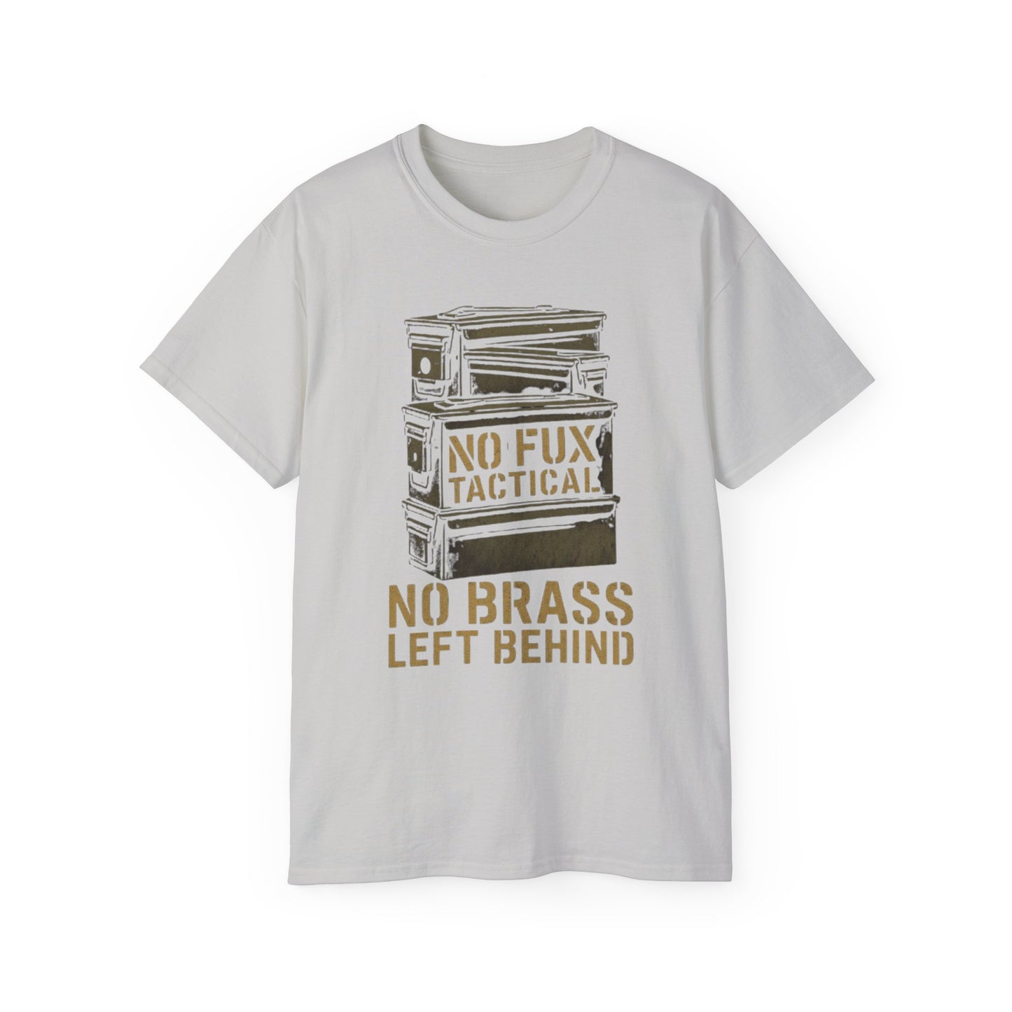 "Tactical Tee" - "No Brass Left Behind"
